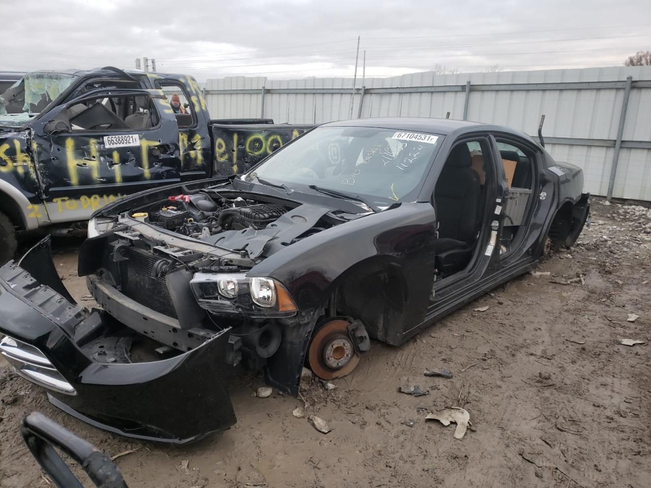 Photo 2 from auction – 2014 DODGE CHARGER SE with VIN 2C3CDXBG9EH129995
