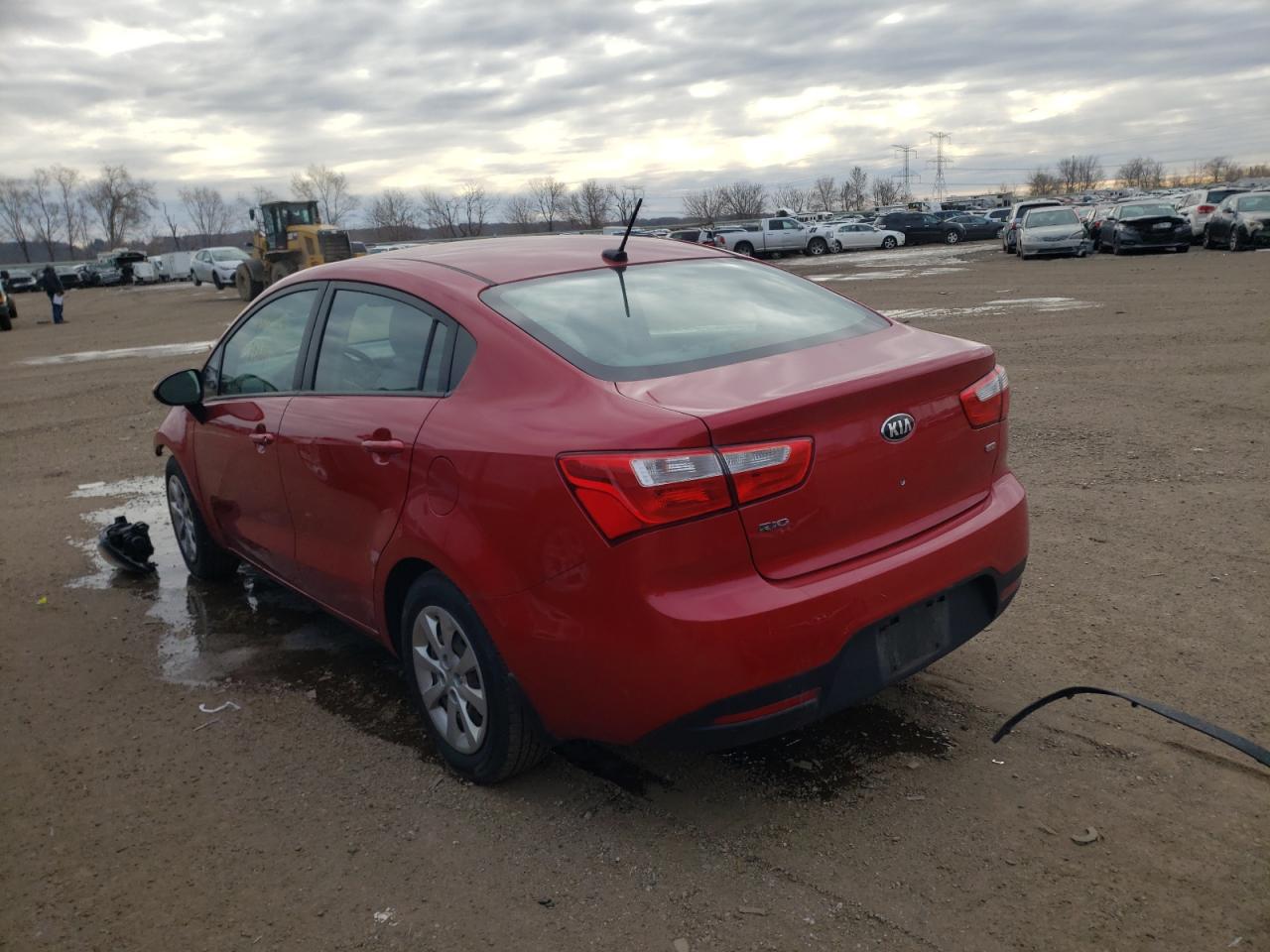 Photo 3 from auction – 2014 KIA RIO LX with VIN KNADM4A38E6337328