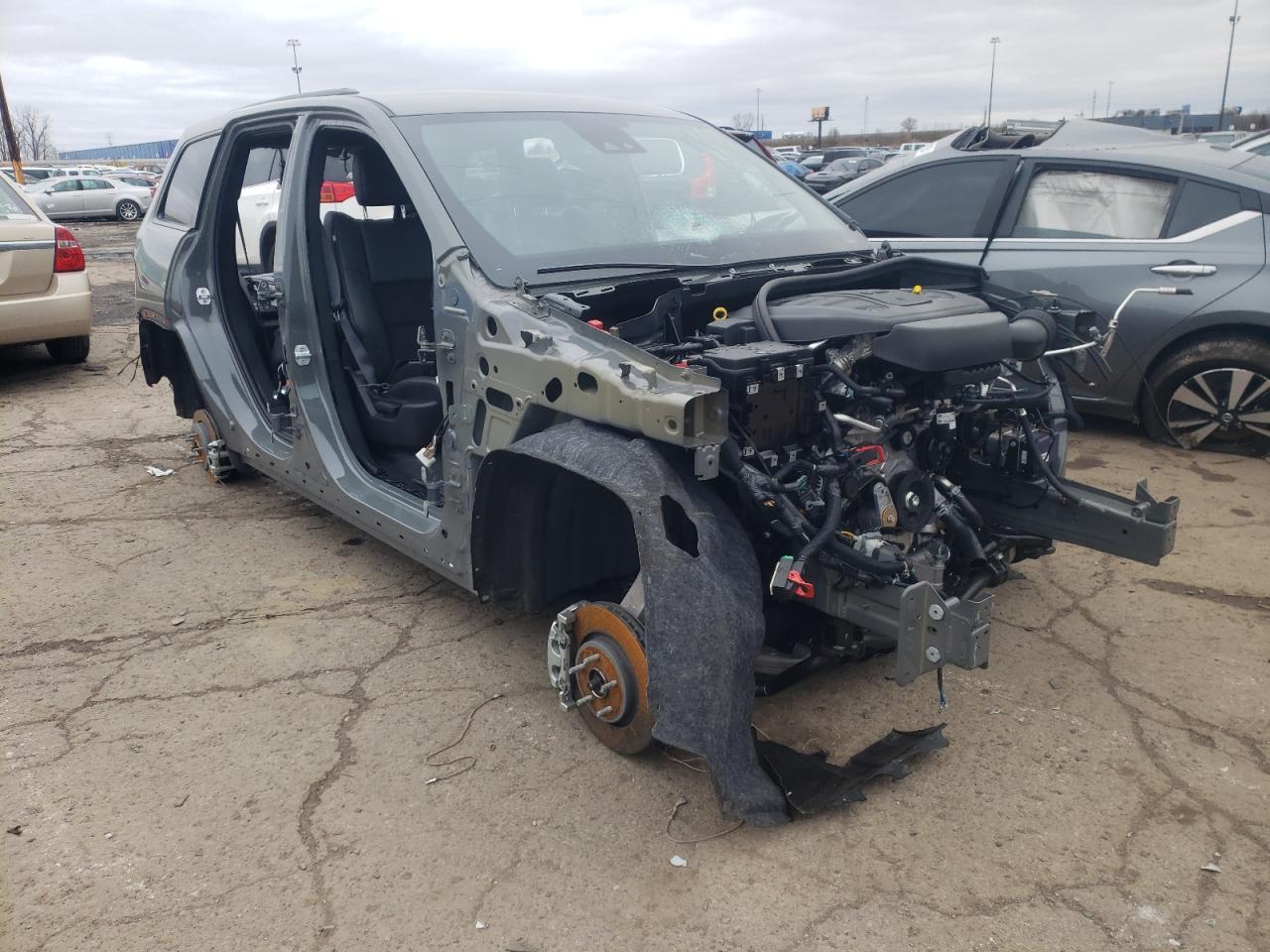 JEEP GRAND CHER 2021 with VIN 1C4RJFAGXMC755096 - Photo from auction