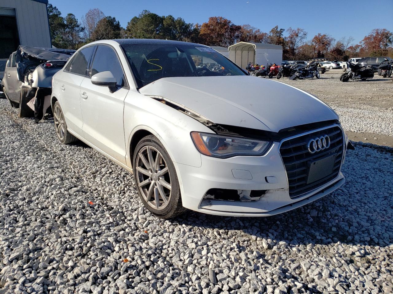 AUDI A3 PREMIUM 2015 with VIN WAUACGFFXF1097644 - Photo from auction