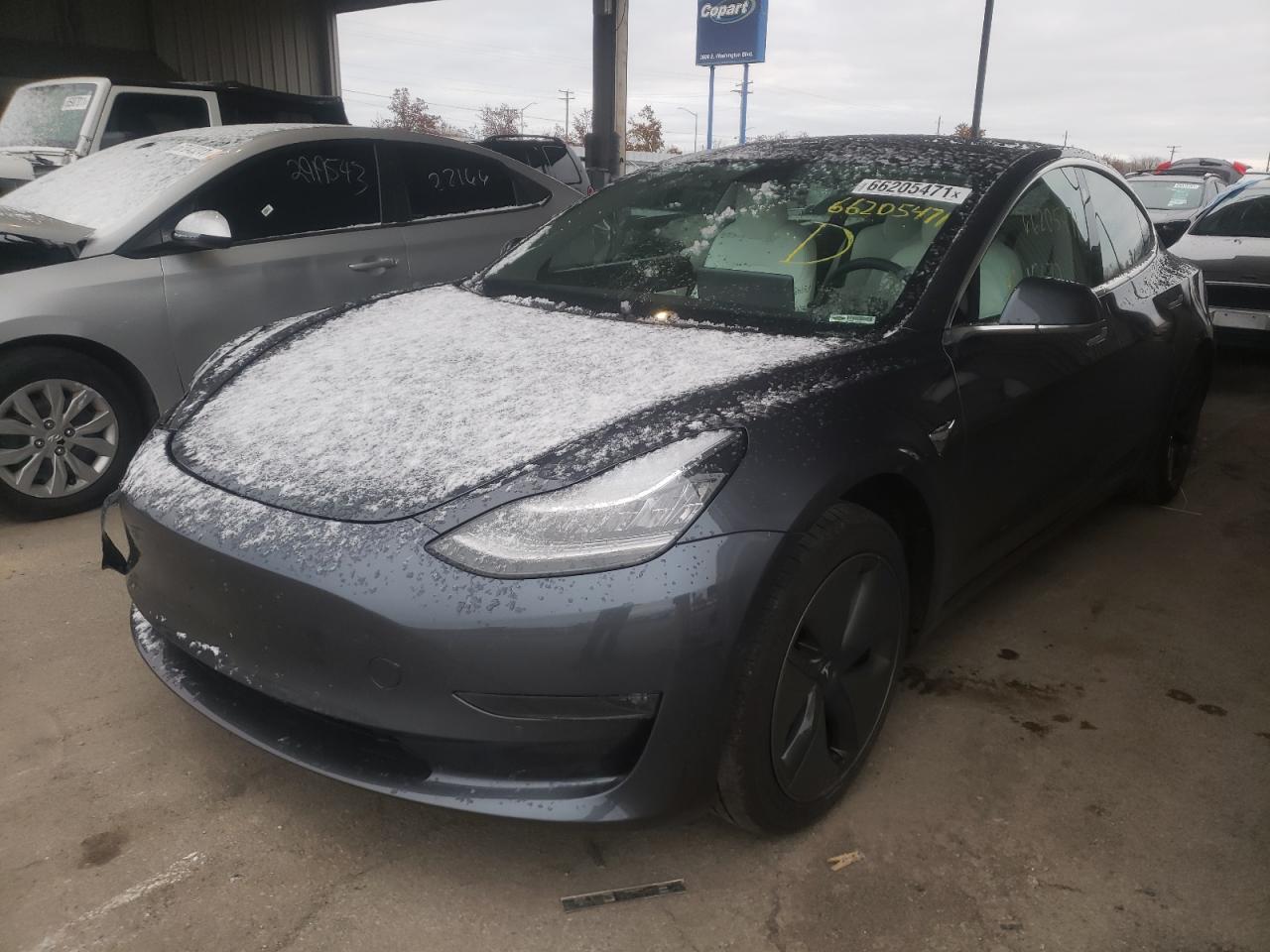 Photo 2 from auction – 2019 TESLA MODEL 3 with VIN 5YJ3E1EB8KF390817