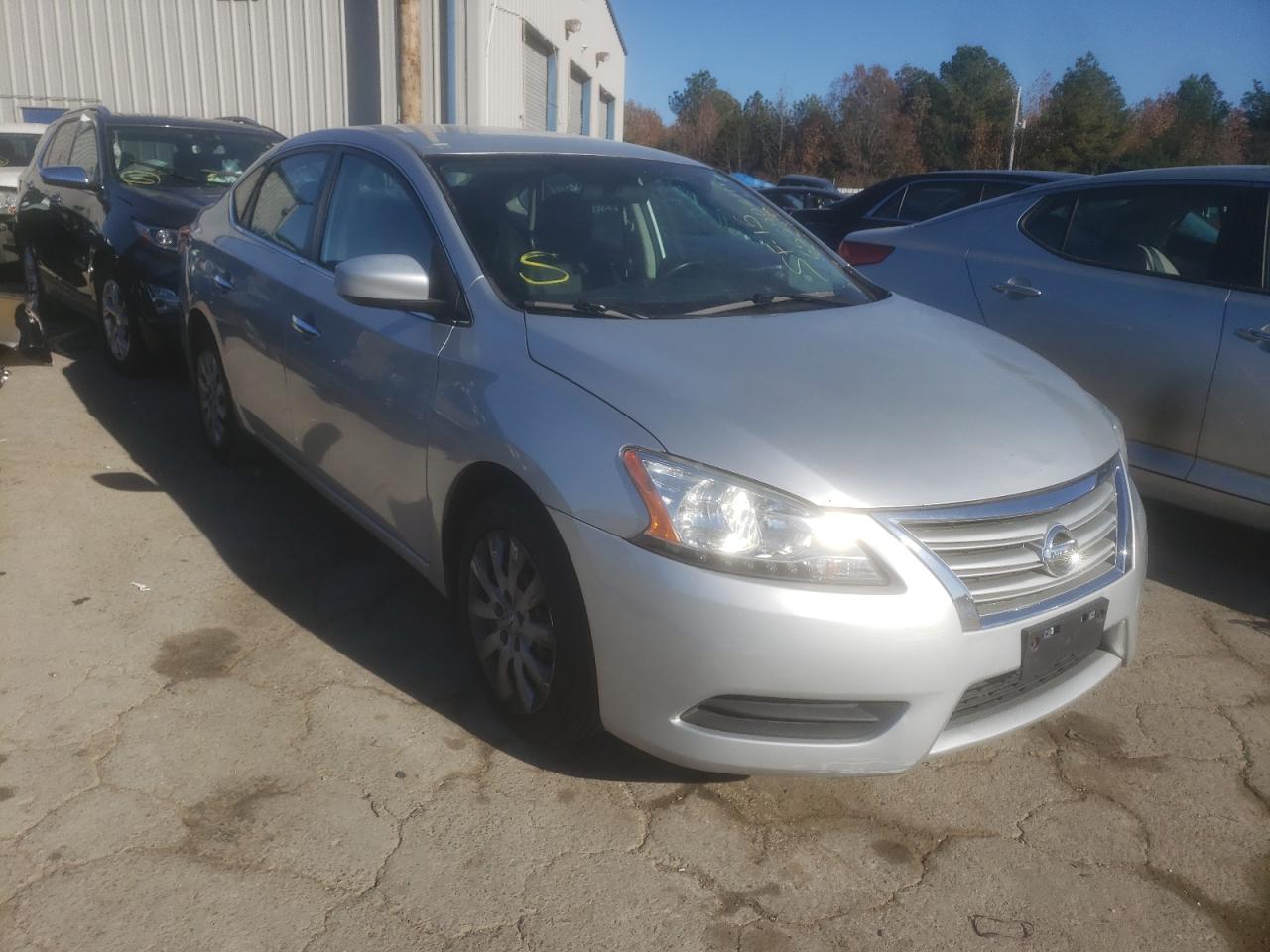 NISSAN SENTRA S 2015 with VIN 3N1AB7AP2FL645881 - Photo from auction