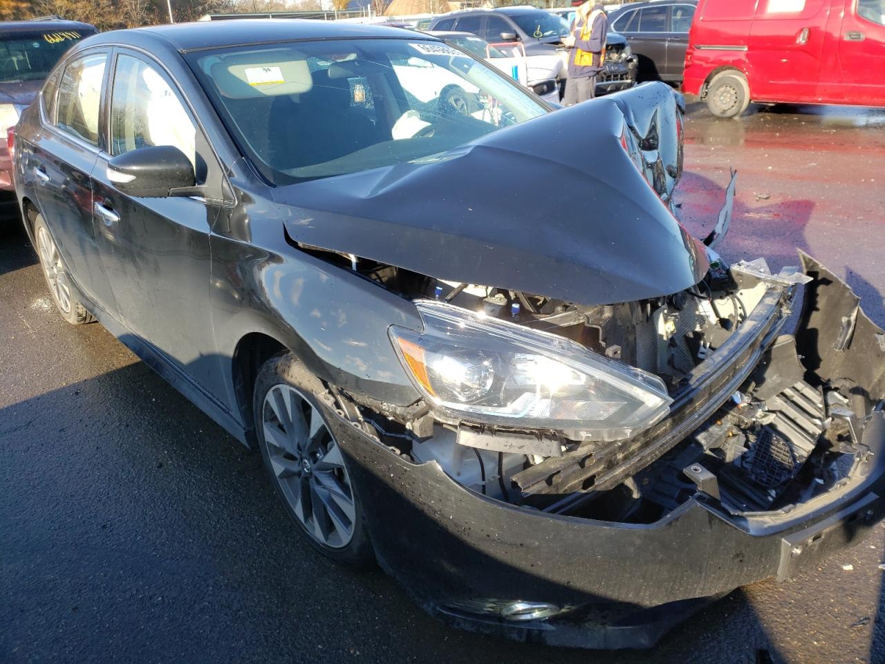Photo 1 from auction – 2019 NISSAN SENTRA S with VIN 3N1AB7AP1KY319437