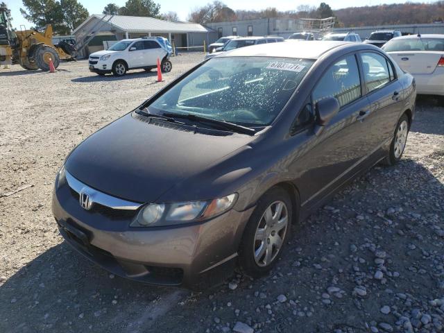 Photo 2 from auction – 2010 HONDA CIVIC LX with VIN 2HGFA1F5XAH569856