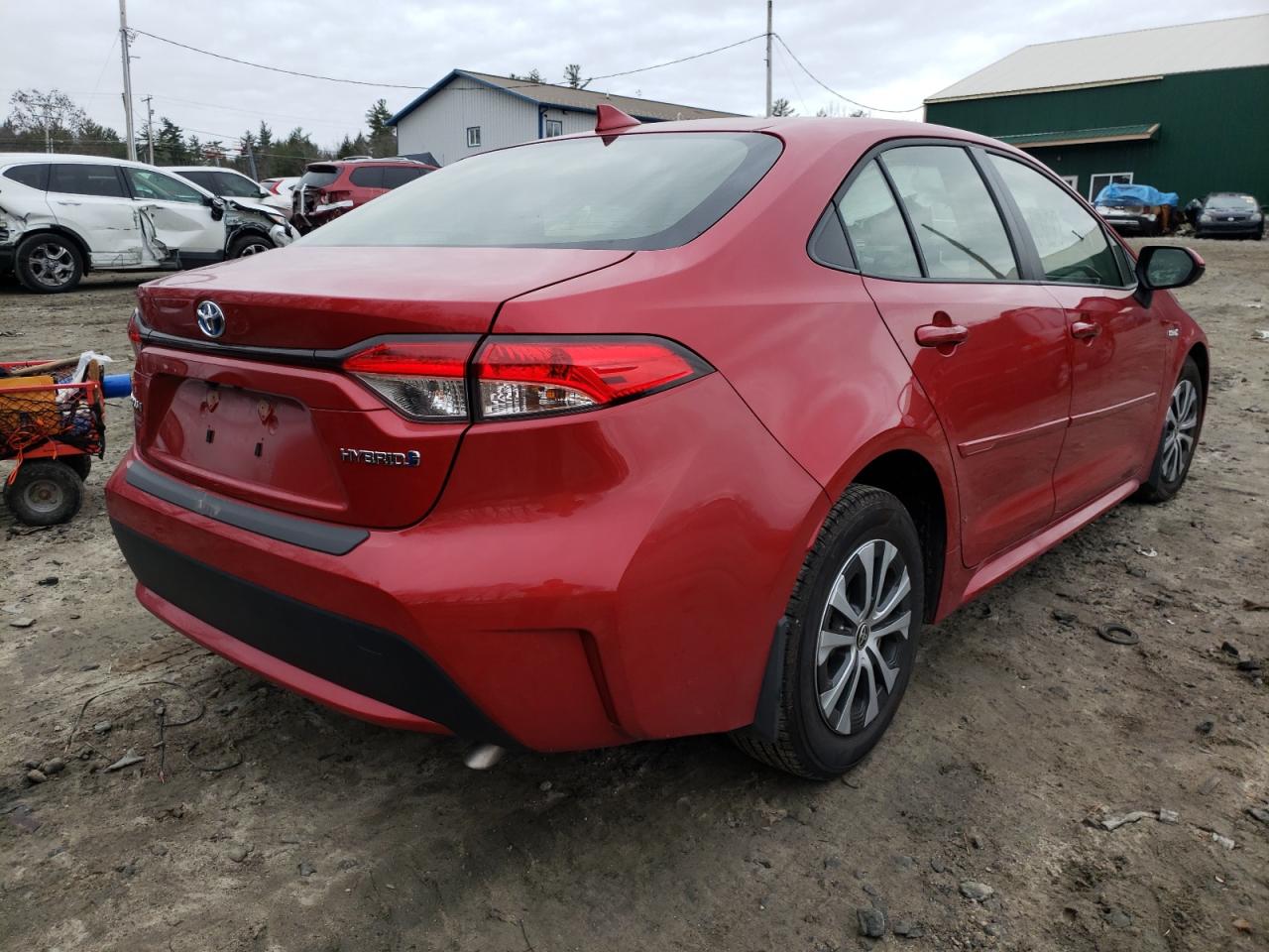 Photo 4 from auction – 2021 TOYOTA COROLLA LE with VIN JTDEAMDE6MJ021242