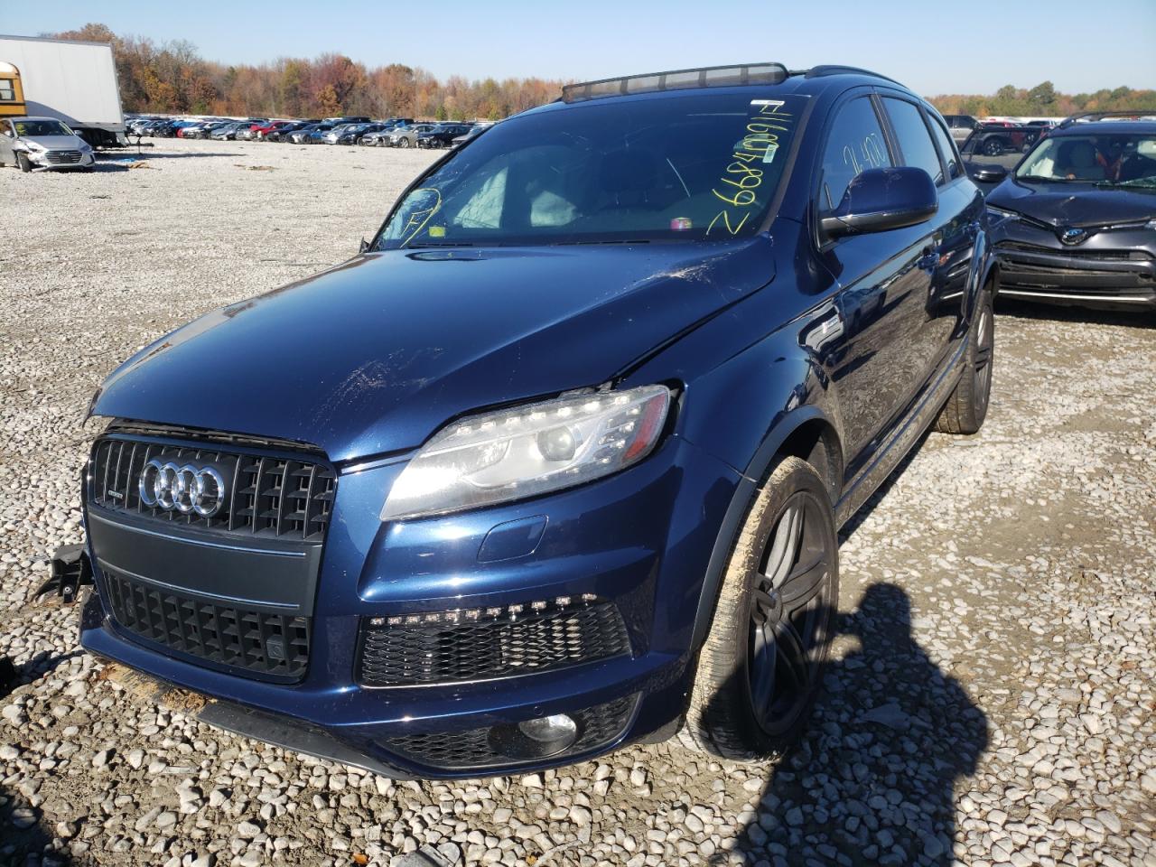 Photo 2 from auction – 2014 AUDI Q7 PRESTIG with VIN WA1DGAFE8ED001137