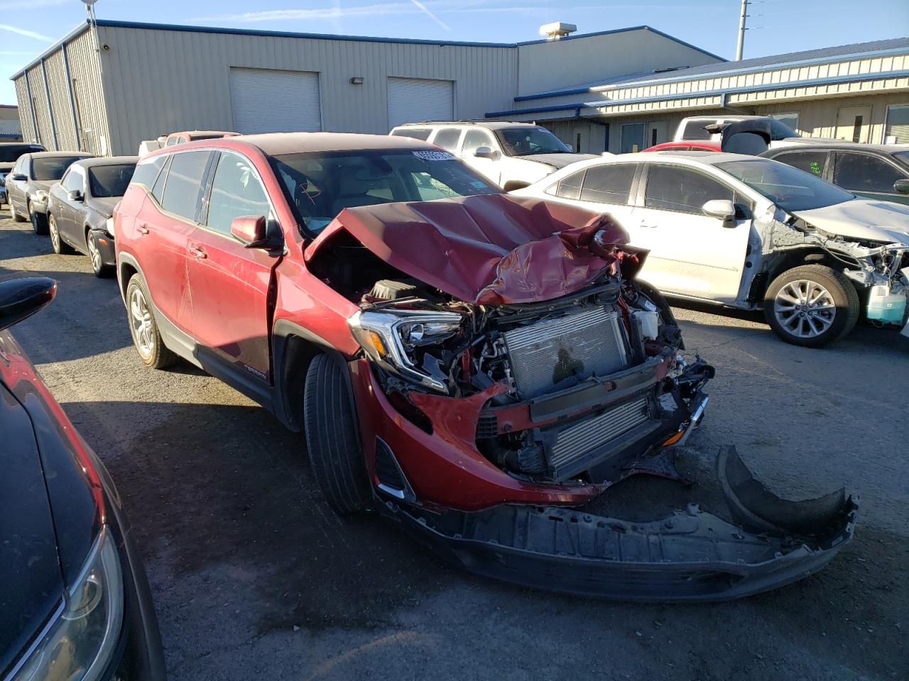 GMC TERRAIN SL 2018 with VIN 3GKALMEV9JL156313 - Photo from auction