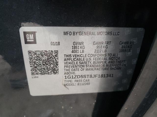 Photo 10 from auction – 2018 CHEVROLET MALIBU LT with VIN 1G1ZD5ST8JF181341