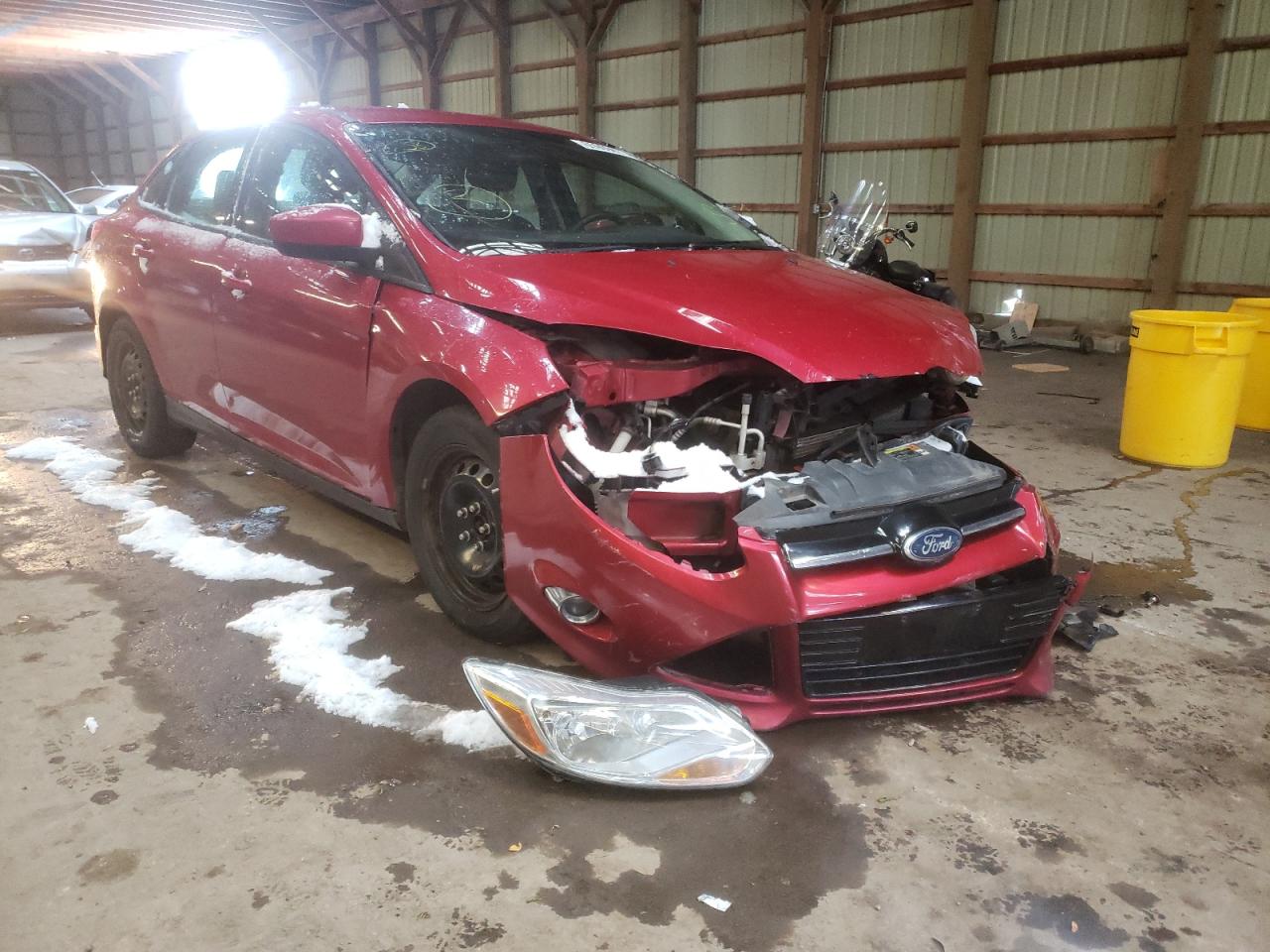 FORD FOCUS SE 2012 with VIN 1FAHP3F28CL246053 - Photo from auction