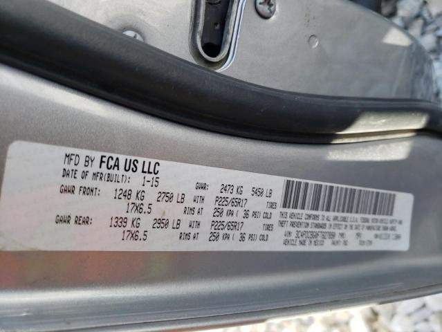 Photo 10 from auction – 2015 DODGE JOURNEY SX with VIN 3C4PDCBG0FT627890