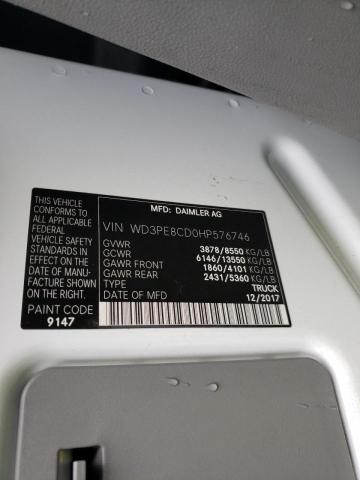 Photo 10 from auction – 2017 MERCEDES-BENZ SPRINTER 2 with VIN WD3PE8CD0HP576746