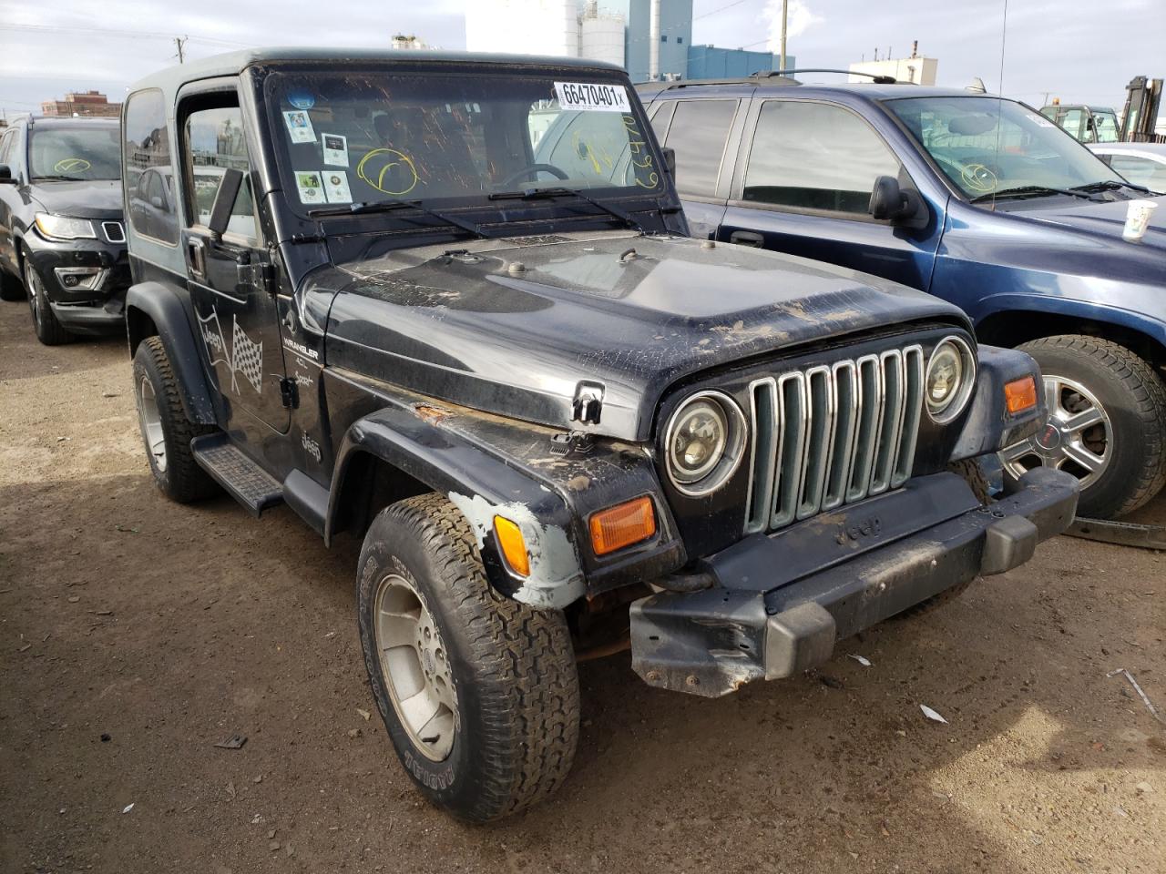 JEEP WRANGLER / 2000 con VIN 1J4FA49S9YP760332 - Foto de la subasta