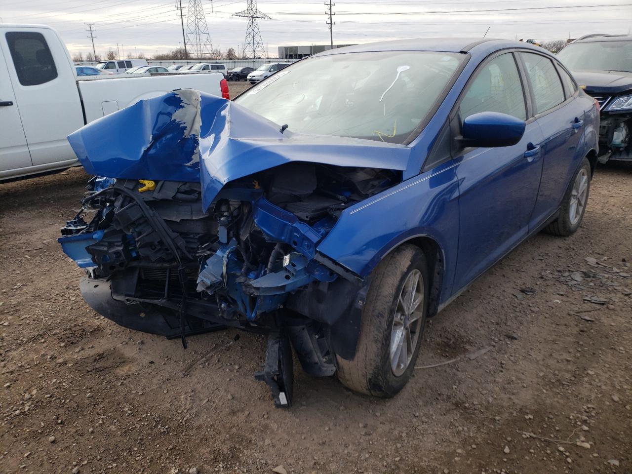 Photo 2 from auction – 2018 FORD FOCUS SE with VIN 1FADP3F2XJL257048