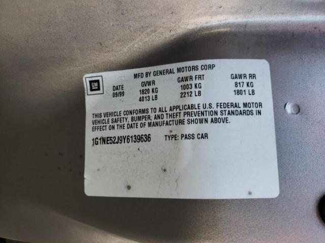 Photo 10 from auction – 2000 CHEVROLET MALIBU LS with VIN 1G1NE52J9Y6139636