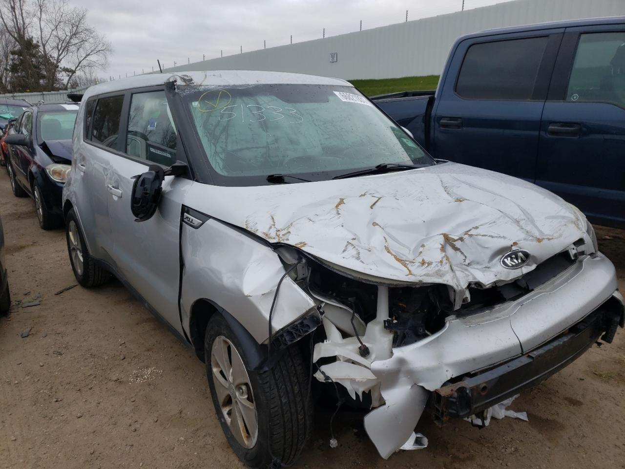 KIA SOUL 2015 with VIN KNDJN2A28F7751333 - Photo from auction