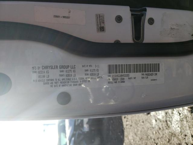 Photo 10 from auction – 2011 CHRYSLER 300 LIMITE with VIN 2C3CA5CG0BH533355