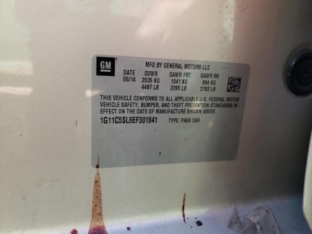 Photo 10 from auction – 2014 CHEVROLET MALIBU with VIN 1G11C5SL8EF301841