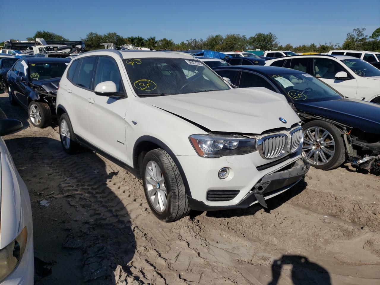 BMW X3 SDRIVE2 2017 with VIN 5UXWZ7C5XH0V86152 - Photo from auction