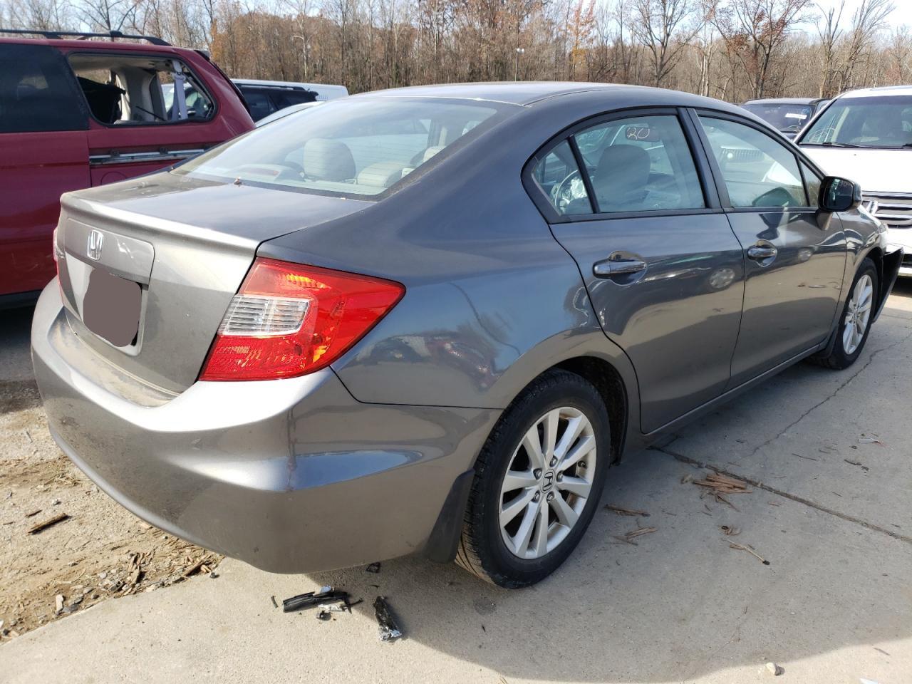 Photo 4 from auction – 2012 HONDA CIVIC EXL with VIN 19XFB2F99CE007546