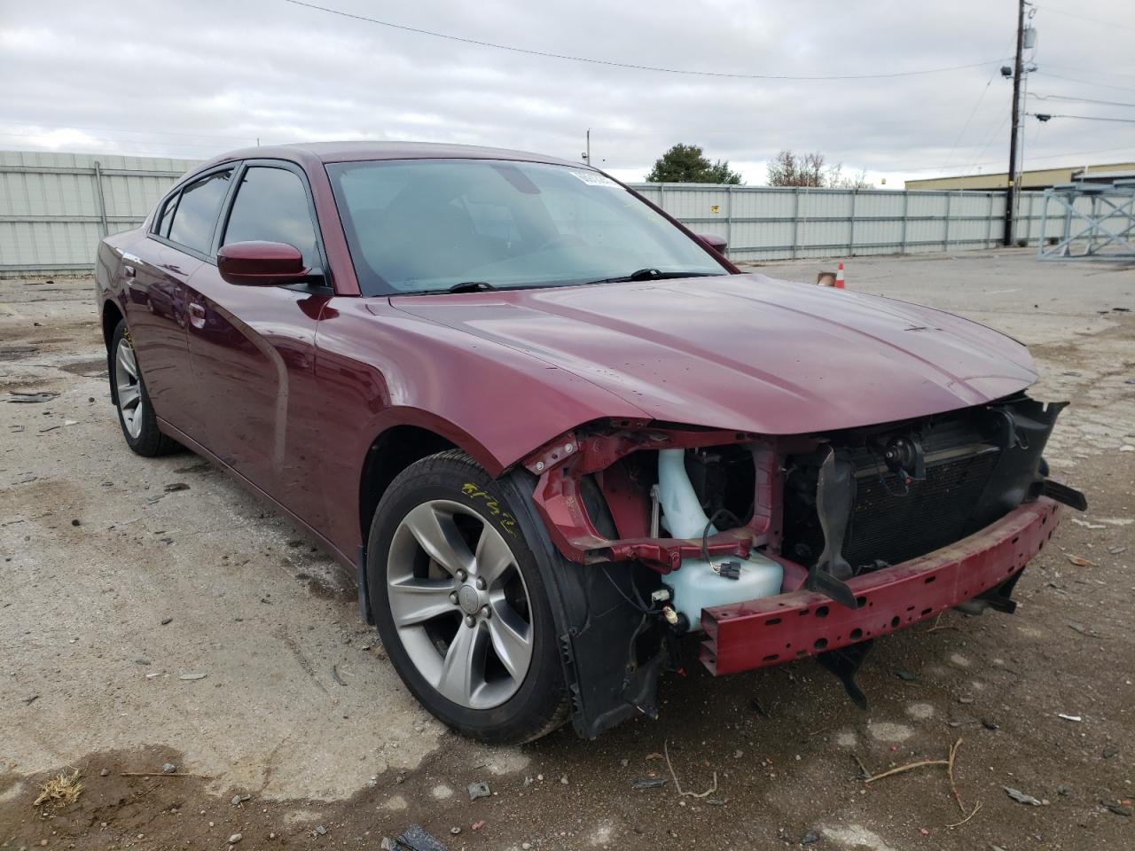 DODGE CHARGER SX 2017 with VIN 2C3CDXHG5HH539754 - Photo from auction