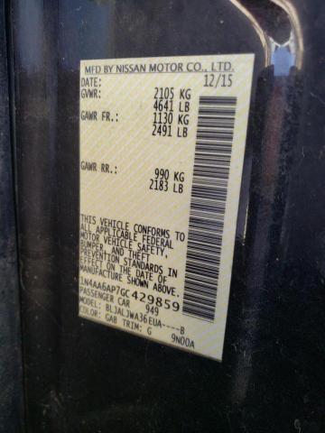 Photo 10 from auction – 2016 NISSAN MAXIMA 3.5 with VIN 1N4AA6AP7GC429859