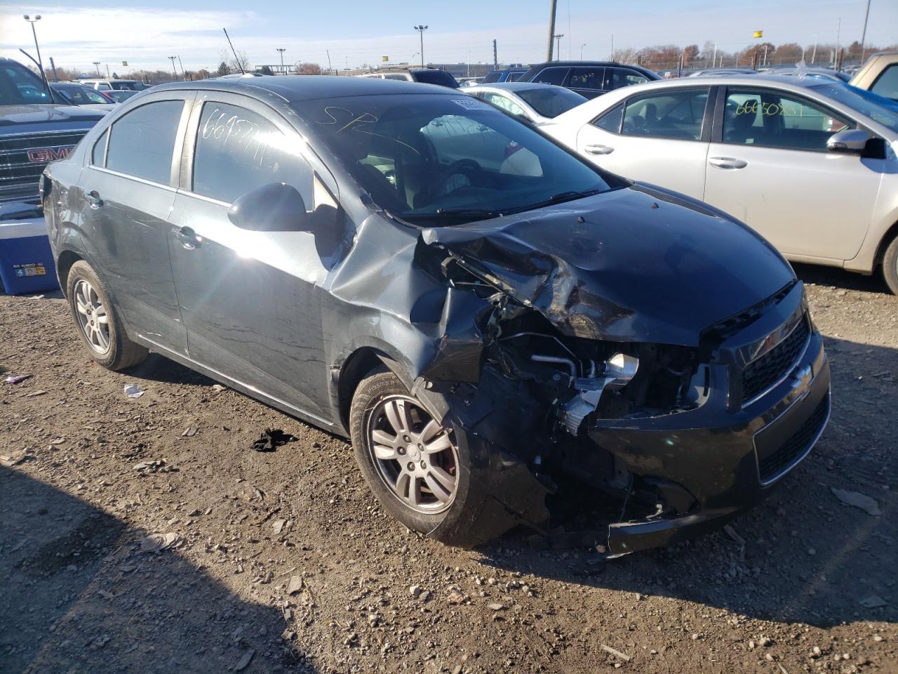 CHEVROLET SONIC LT 2015 with VIN 1G1JC5SH9F4145852 - Photo from auction