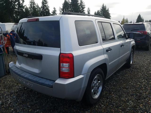 Photo 4 from auction – 2008 JEEP PATRIOT SP with VIN 1J8FF28W08D771469