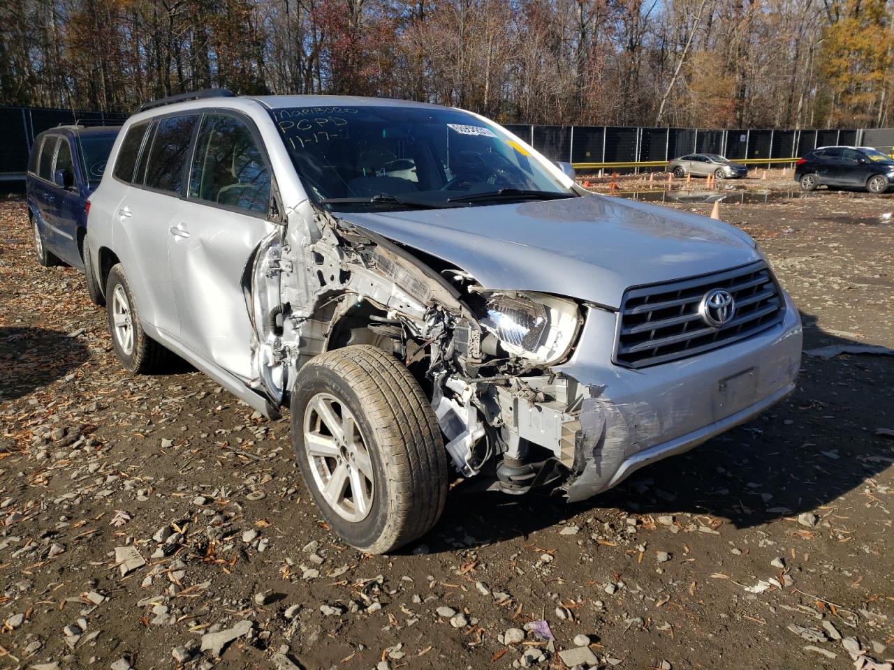 TOYOTA HIGHLANDER 2008 with VIN JTEDS41AX82050071 - Photo from auction
