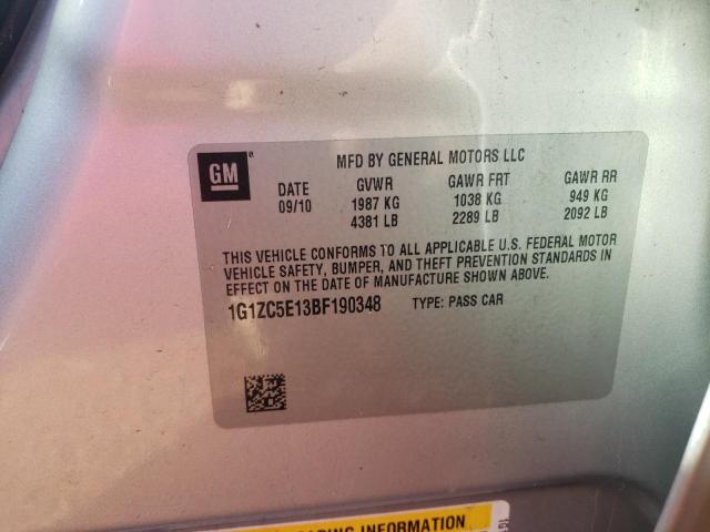 Photo 10 from auction – 2011 CHEVROLET MALIBU 1LT with VIN 1G1ZC5E13BF190348