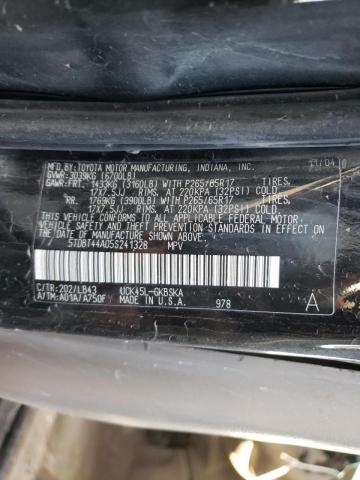 Photo 10 from auction – 2005 TOYOTA SEQUOIA SR with VIN 5TDBT44A05S241328