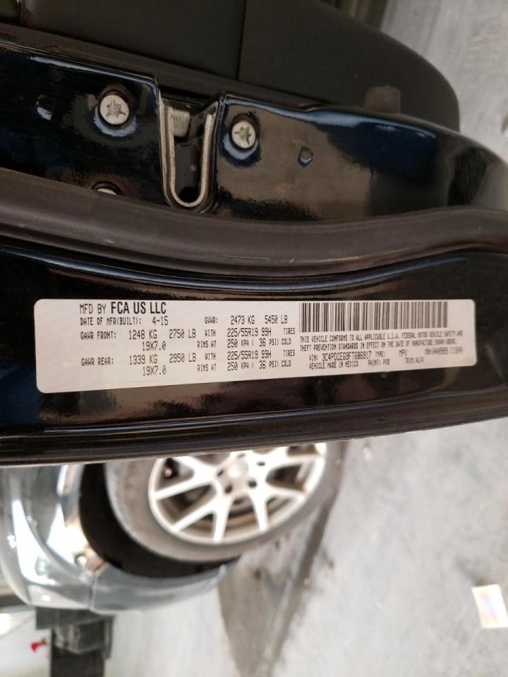 Photo 10 from auction – 2015 DODGE JOURNEY R/ with VIN 3C4PDCEG9FT686917