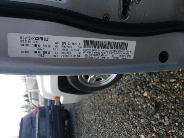 Photo 10 from auction – 2008 JEEP PATRIOT SP with VIN 1J8FF28W08D771469