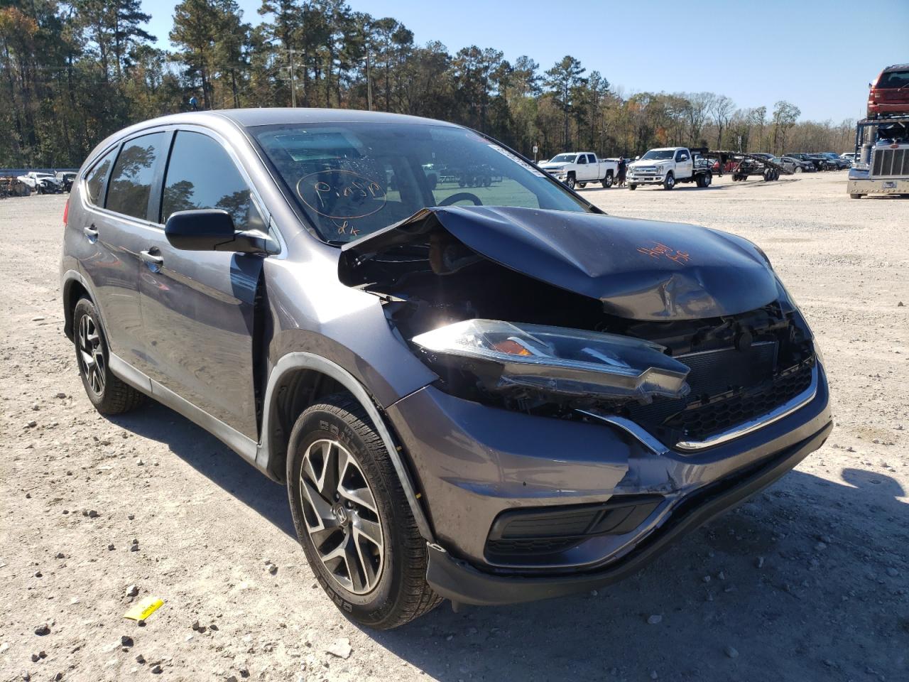 HONDA CR-V SE 2016 with VIN 2HKRM3H4XGH542448 - Photo from auction