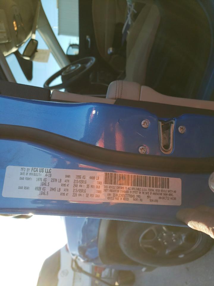 Photo 10 from auction – 2019 JEEP COMPASS SP with VIN 3C4NJCAB5KT770849