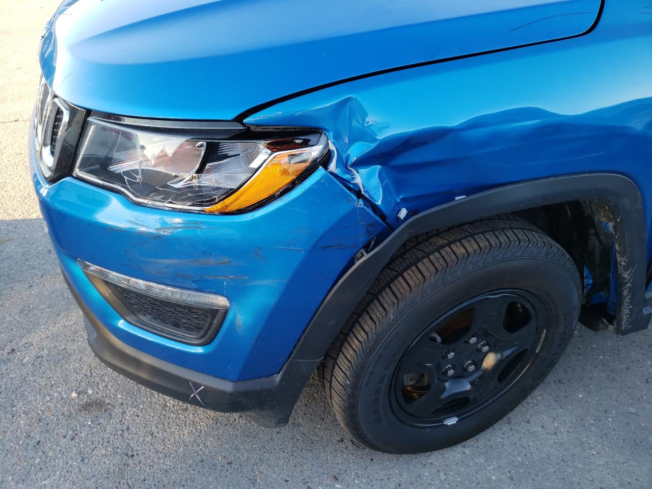 Photo 9 from auction – 2019 JEEP COMPASS SP with VIN 3C4NJCAB5KT770849