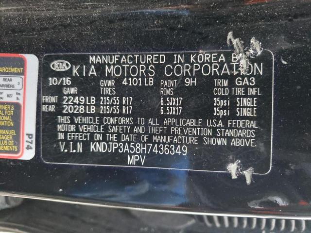 Photo 10 from auction – 2017 KIA SOUL with VIN KNDJP3A58H7436349