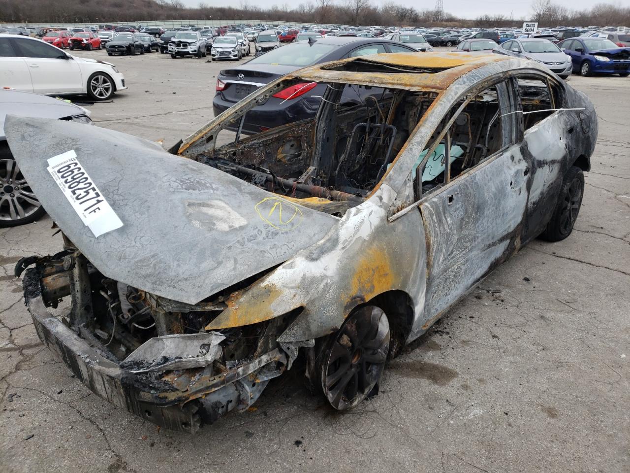 Photo 2 from auction – 2013 HONDA CIVIC EXL with VIN 19XFB2F9XDE020419