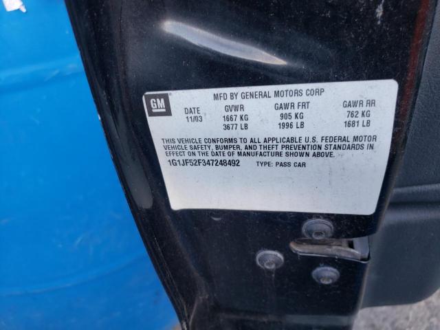 Photo 10 from auction – 2004 CHEVROLET CAVALIER L with VIN 1G1JF52F347248492