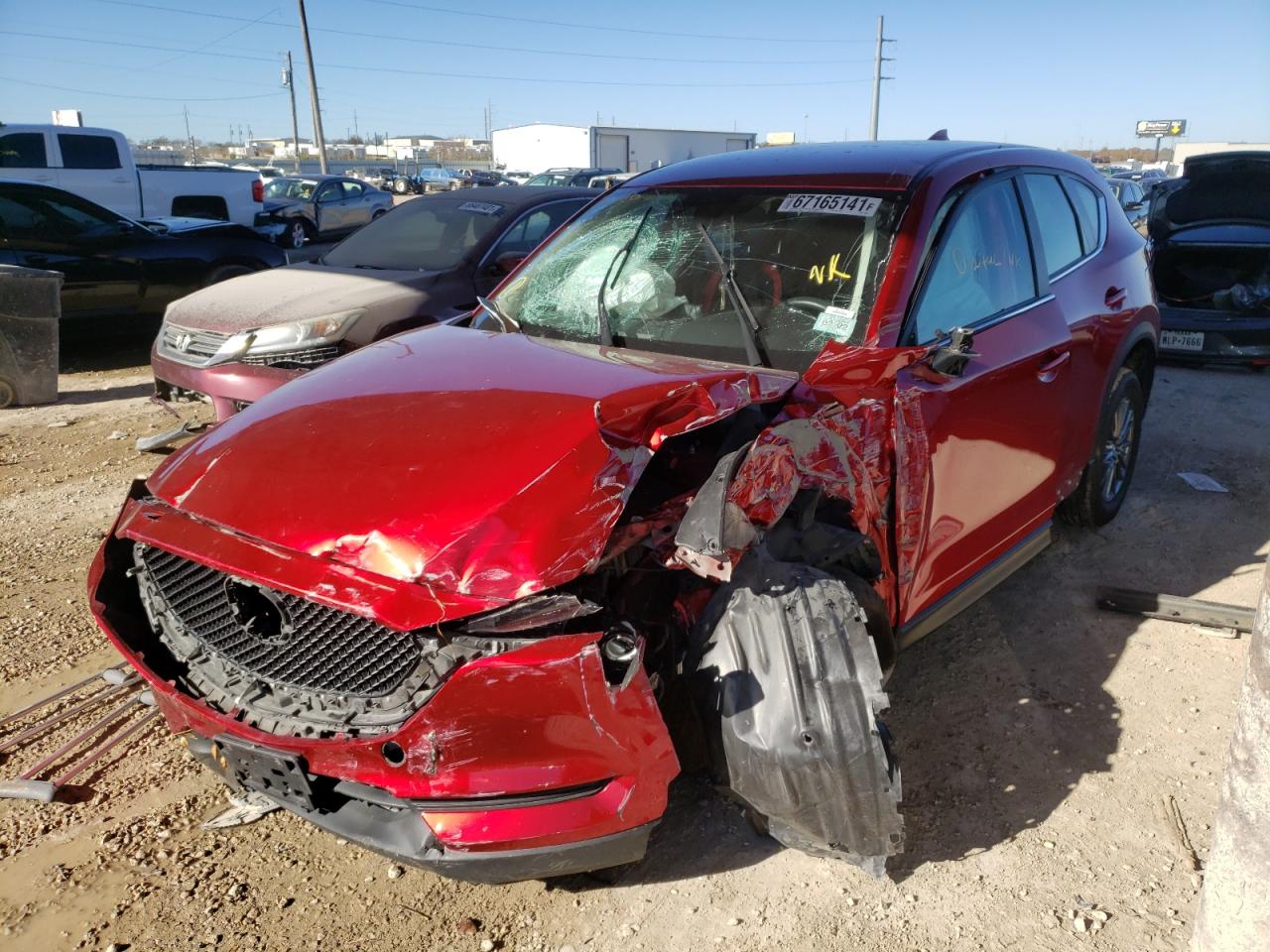 Photo 2 from auction – 2017 MAZDA CX-5 SPORT with VIN JM3KFBBL1H0176780