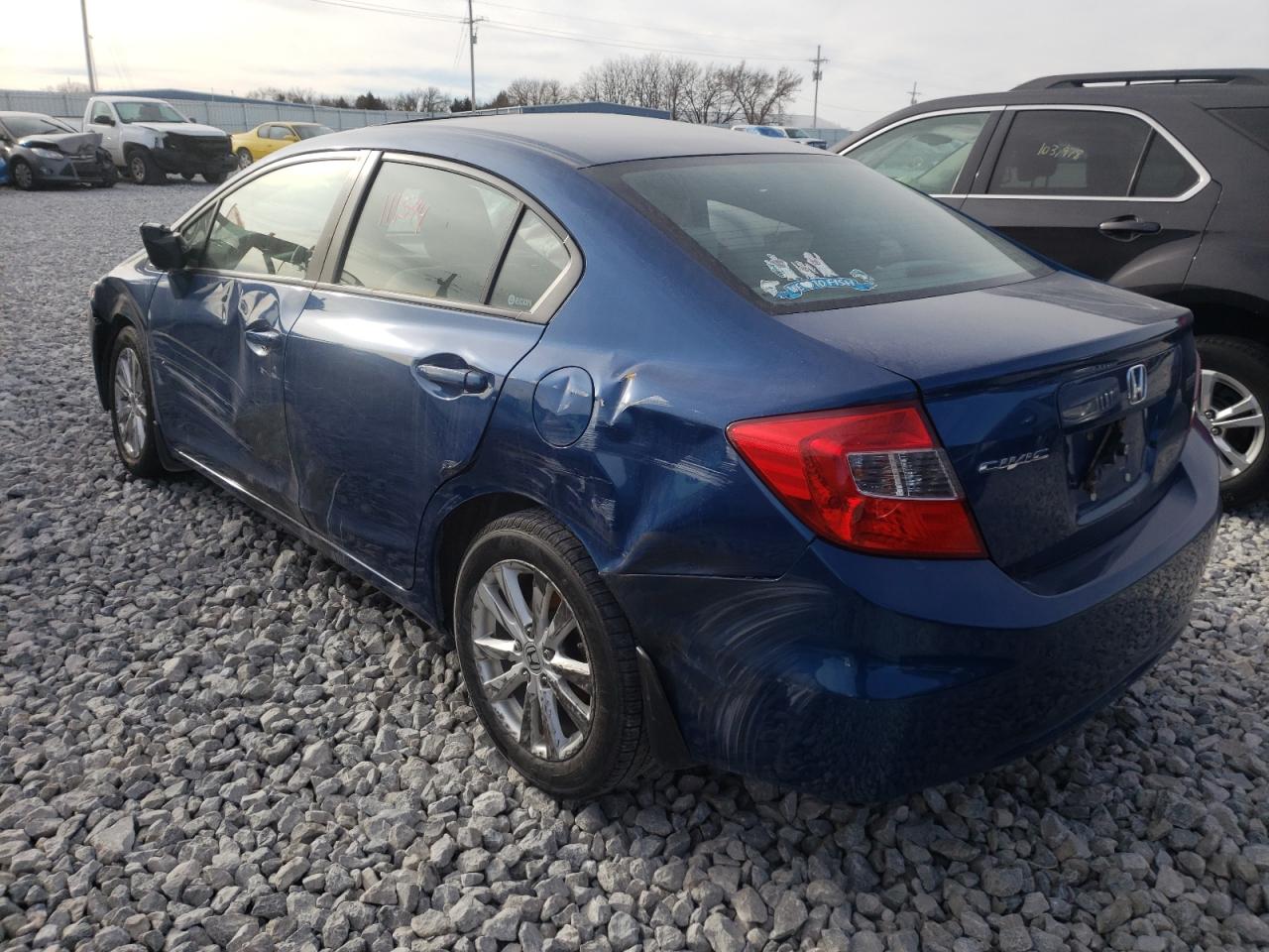 Photo 3 from auction – 2012 HONDA CIVIC EX with VIN 2HGFB2F88CH511079