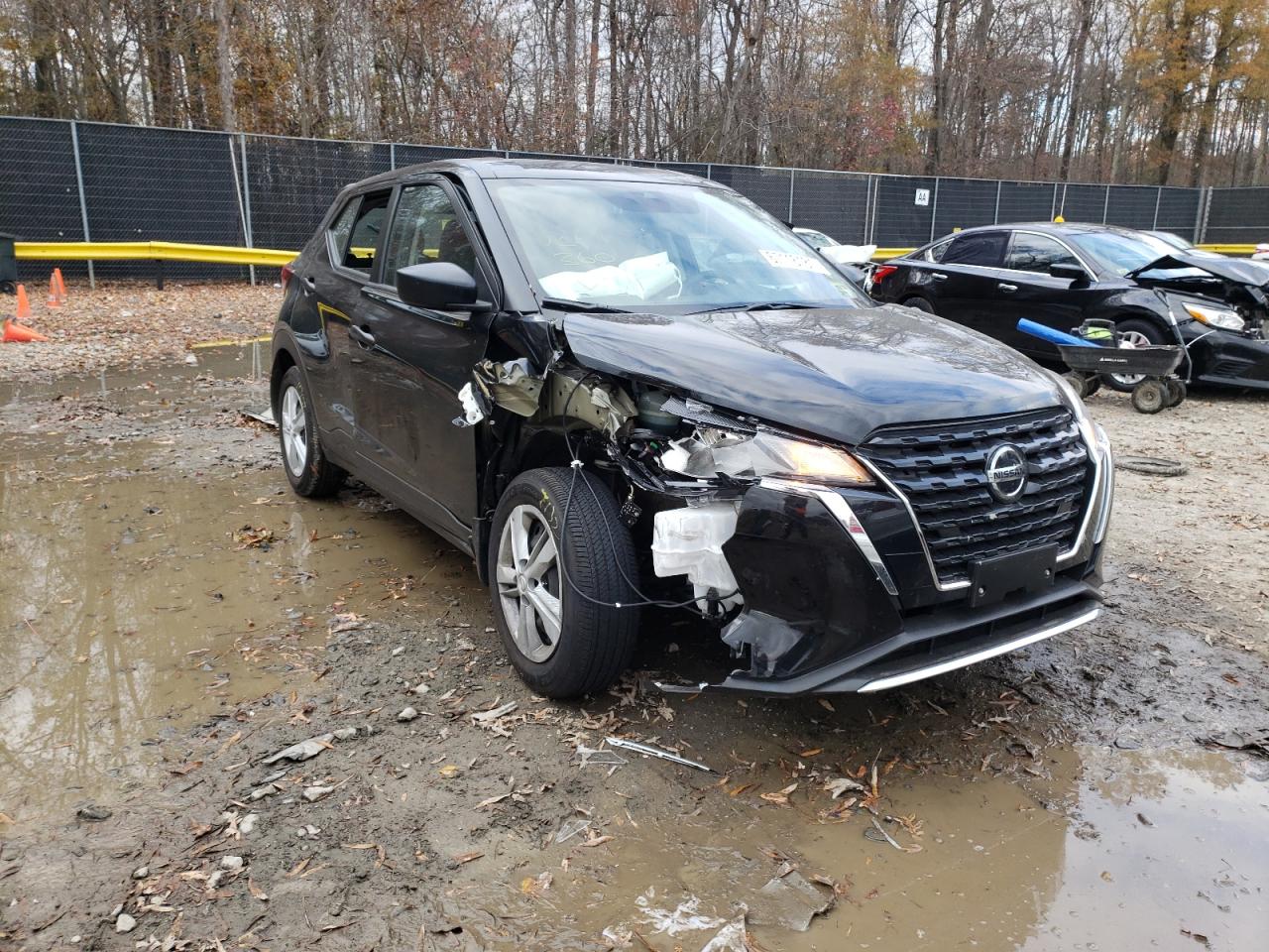 NISSAN KICKS S 2021 with VIN 3N1CP5BVXML515209 - Photo from auction