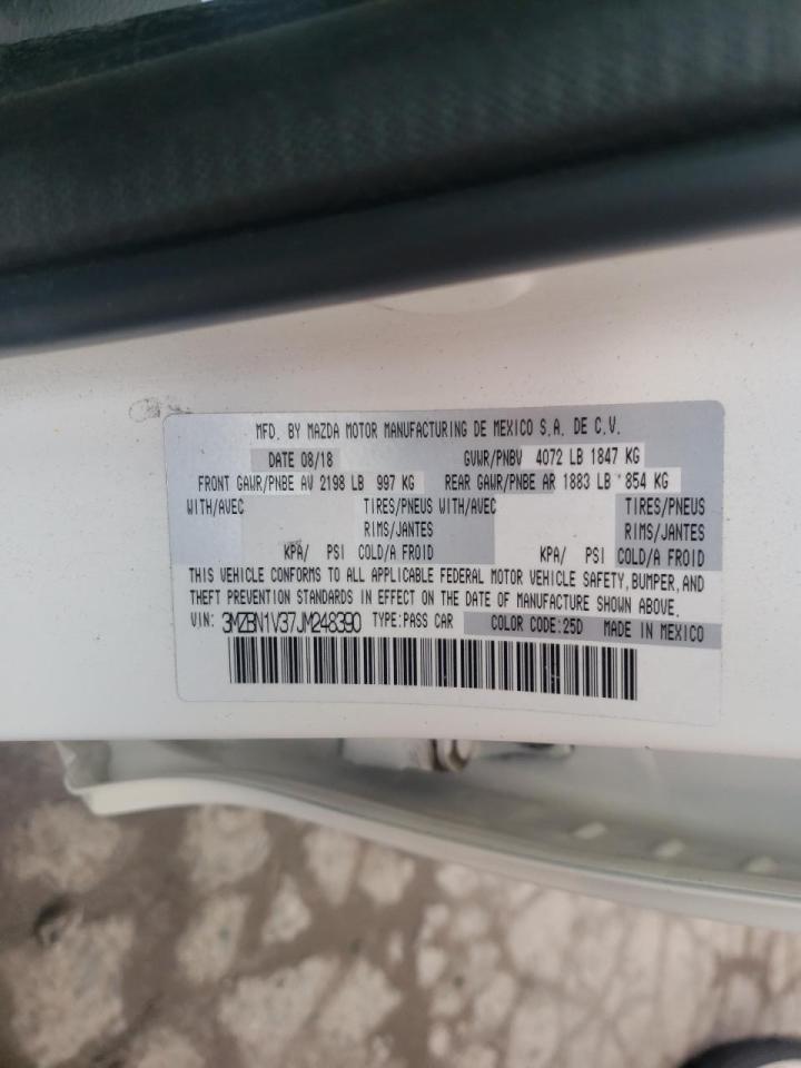 Photo 10 from auction – 2018 MAZDA 3 TOURING with VIN 3MZBN1V37JM248390