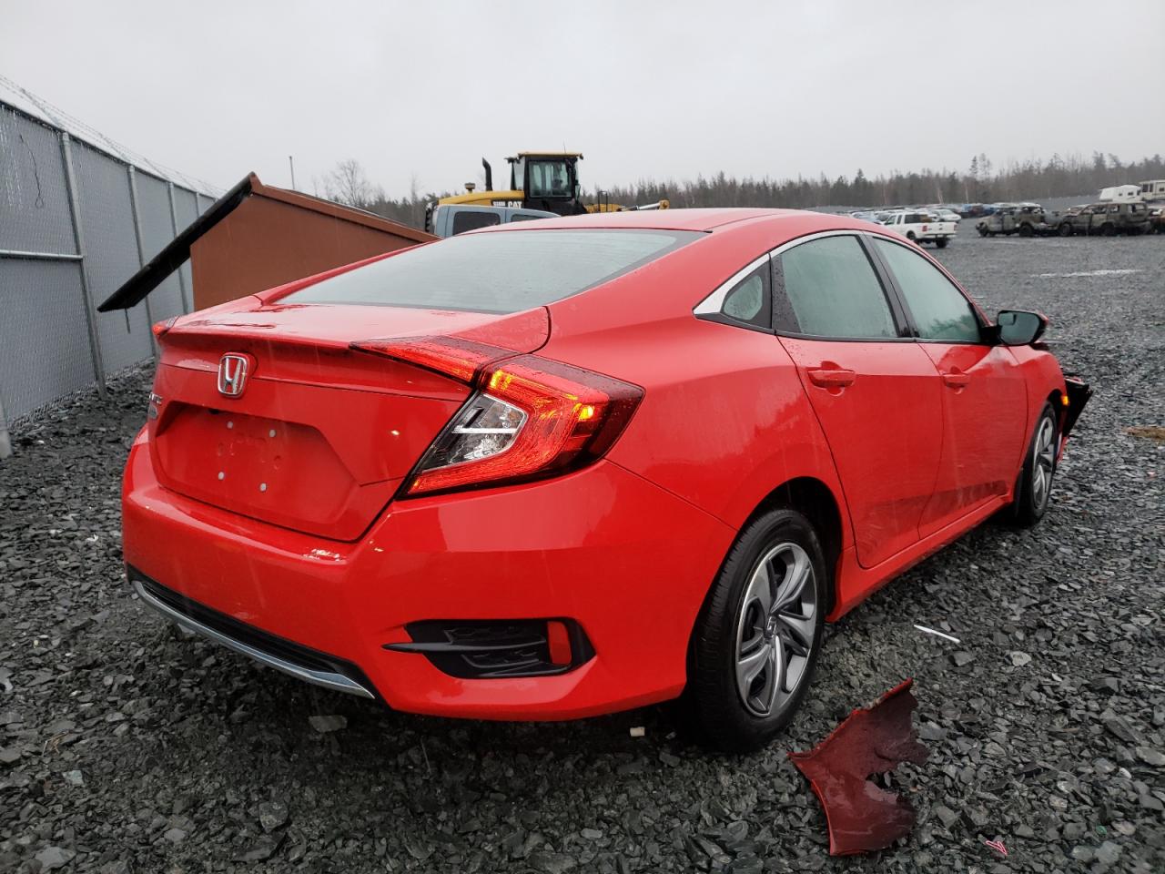 Photo 4 from auction – 2019 HONDA CIVIC LX with VIN 2HGFC2F53KH021344