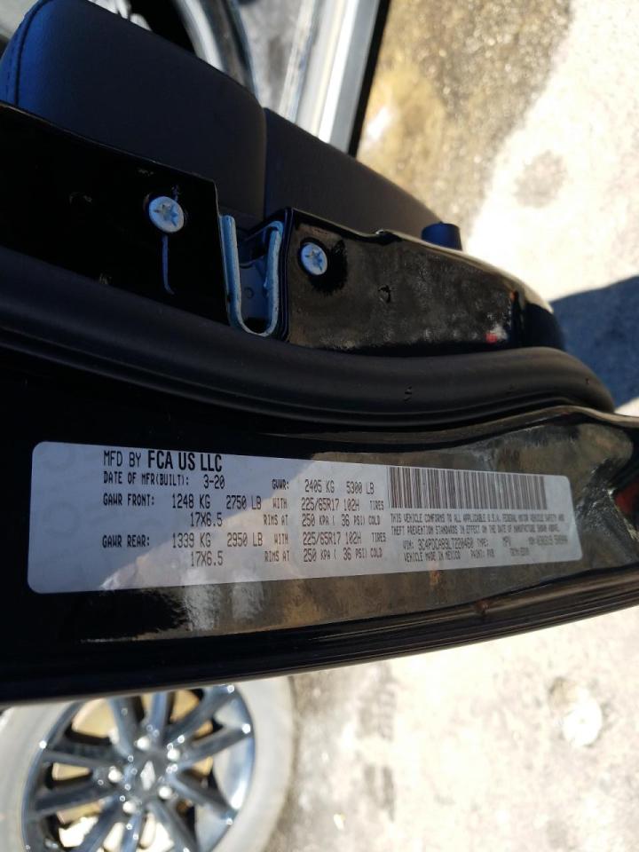 Photo 10 from auction – 2020 DODGE JOURNEY SE with VIN 3C4PDCAB9LT220460