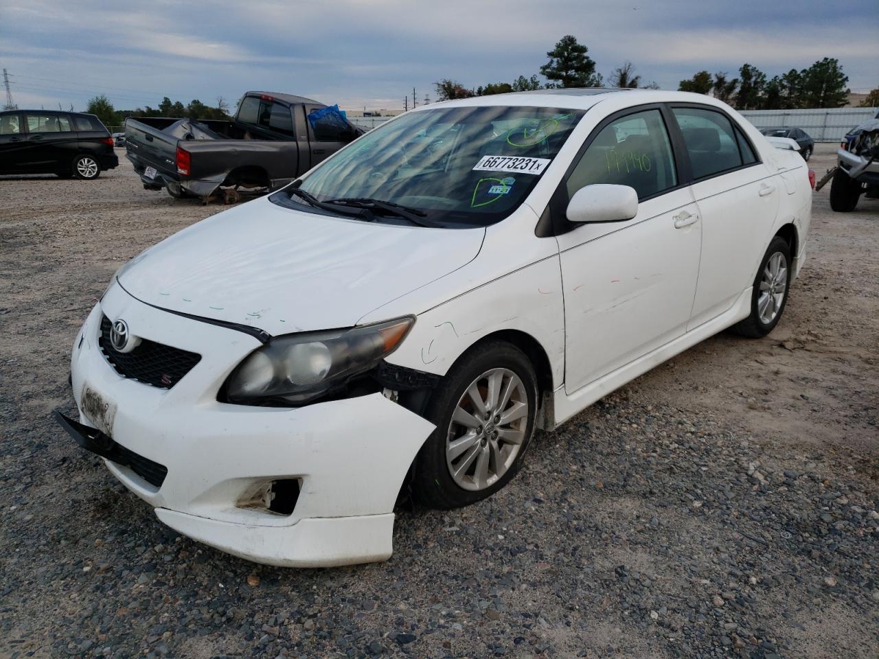 Photo 2 from auction – 2010 TOYOTA COROLLA S with VIN 2T1BU4EE7AC457534