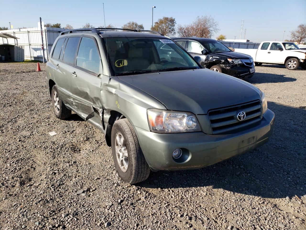 TOYOTA HIGHLANDER 2005 with VIN JTEEP21A850071602 - Photo from auction