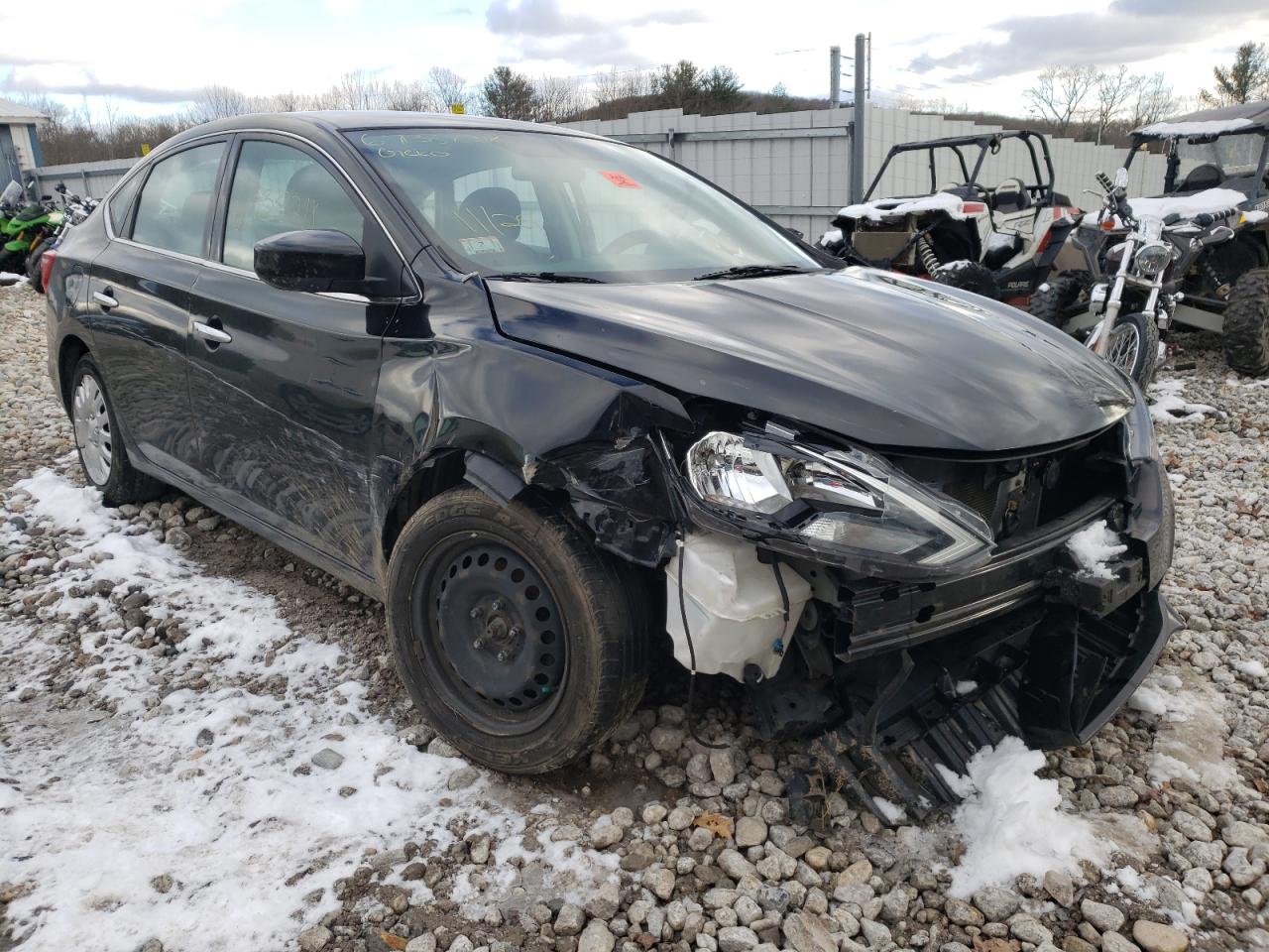 NISSAN SENTRA S 2017 with VIN 3N1AB7AP6HY266789 - Photo from auction