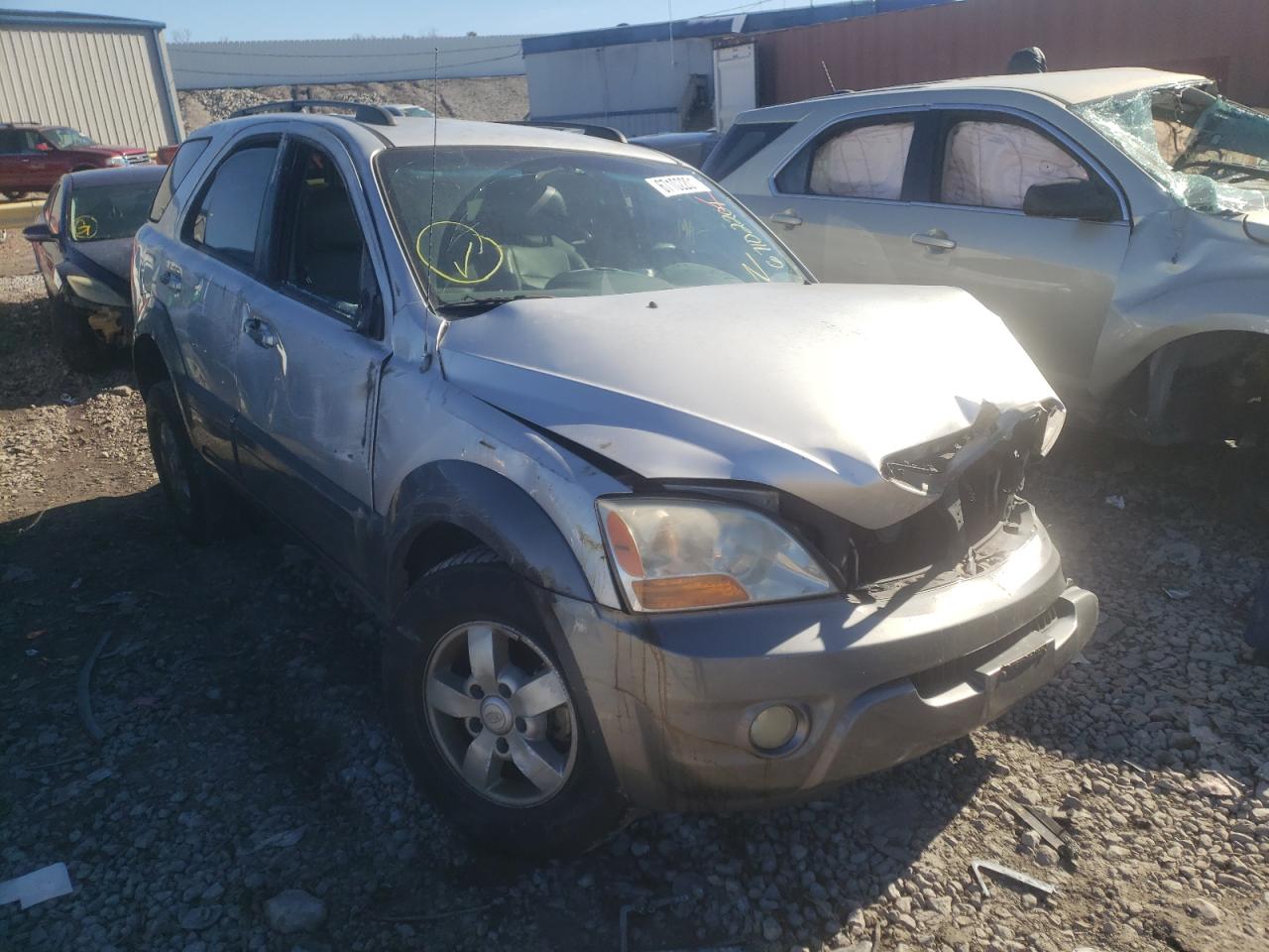 KIA SORENTO EX 2008 with VIN KNDJD736485843425 - Photo from auction