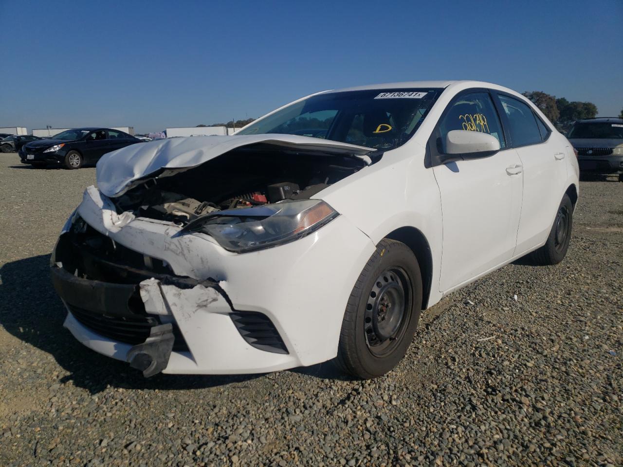 صورة رقم 2 من المزاد - 2016 TOYOTA COROLLA L مع VIN 5YFBURHE5GP465892