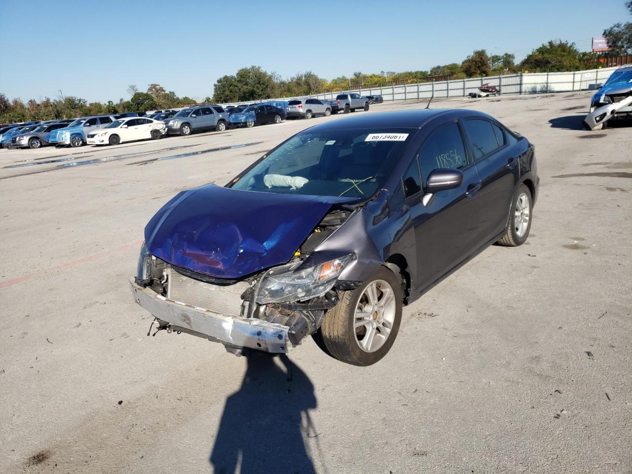 Photo 2 from auction – 2015 HONDA CIVIC HYBR with VIN 19XFB4F35FE000802
